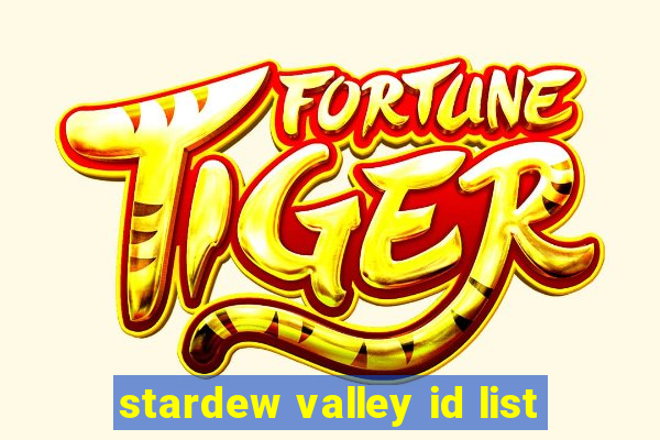 stardew valley id list